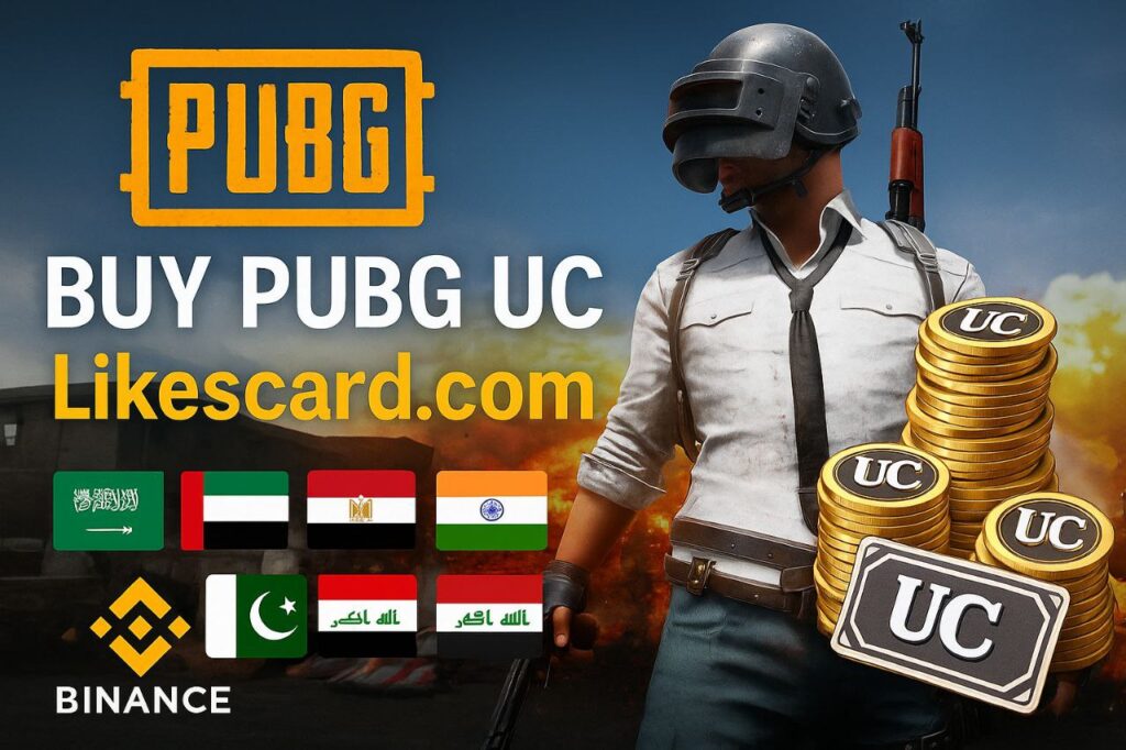 Buy PUBG UC Worldwide | Saudi, UAE, Iraq, Egypt | likescard.com
