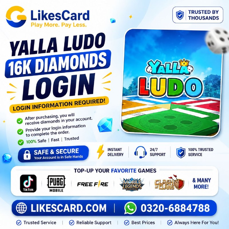 Buy Yalla Ludo 16K Diamonds