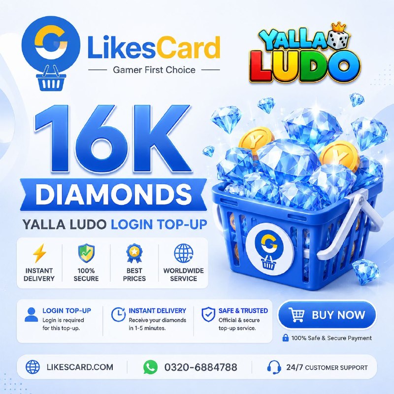 Buy Yalla Ludo 16K Diamonds Login