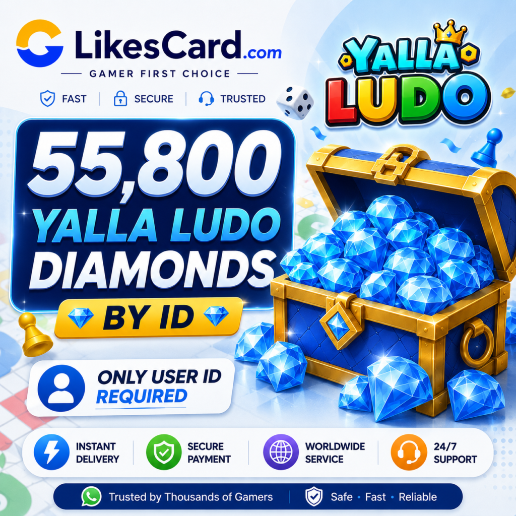 Buy 55800 Yalla Ludo Diamonds by ID