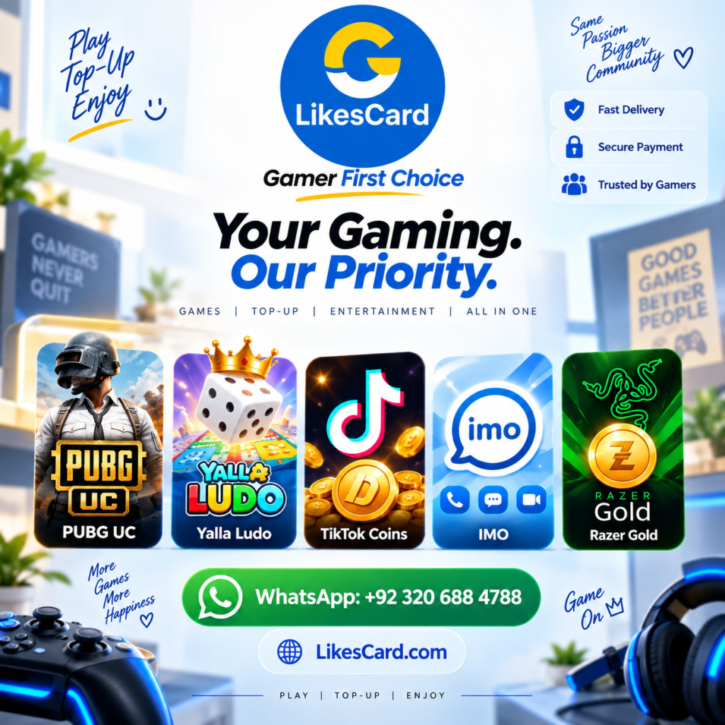 LikesCard – Gamer First Choice | Fast & Secure Game Top-Up